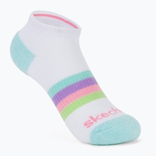 Children's socks SKECHERS Heel/Toe Terry Low Cut 6 pairs white/light pink