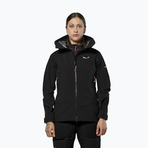 Women's rain jacket Salewa Ortles GTX 3L EPE black out