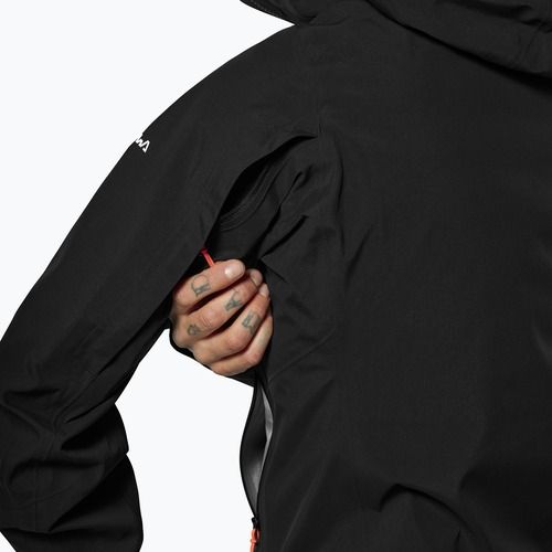 Women's rain jacket Salewa Ortles GTX 3L EPE black out