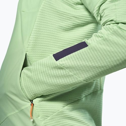 Women's wind jacket Salewa Pedroc Polarlite Wind Hood pastel green