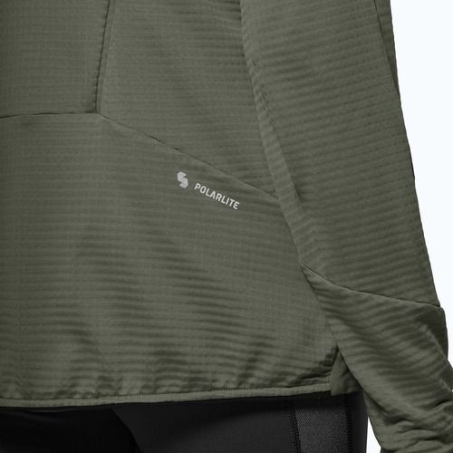 Women's wind jacket Salewa Pedroc Polarlite Wind Hood faded green