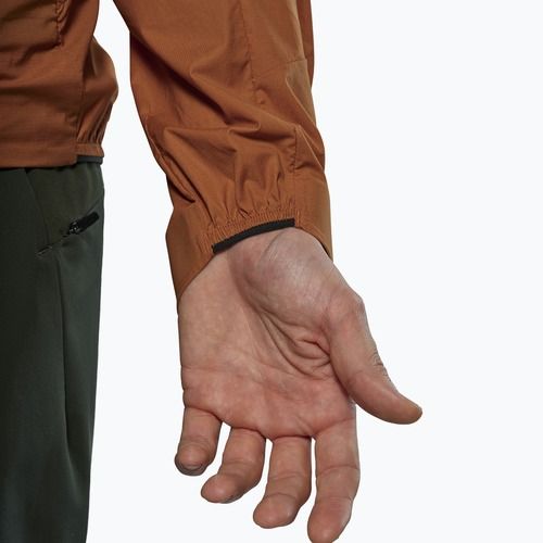 Men's wind jacket Salewa Pedroc Wind Hood bombay brown