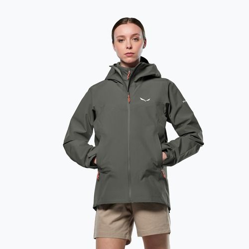 Women's rain jacket Salewa Puez GTX 3L Epe faded green