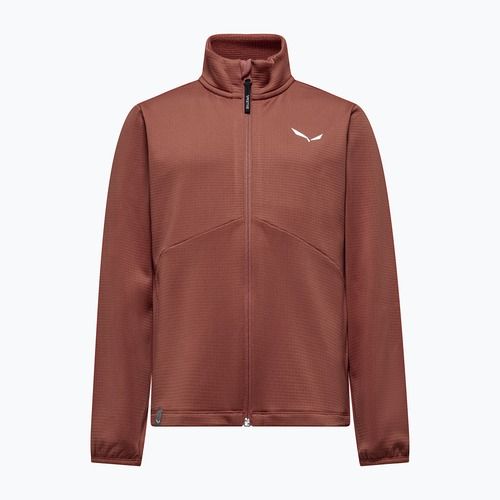 Children's trekking sweatshirt Salewa Cammino Polarlite etruscan red