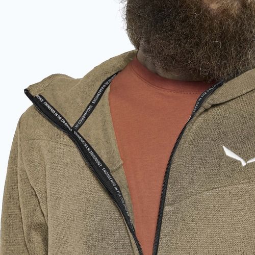 Men's trekking sweatshirt Salewa Puez Rocca Polarlite Hood quicksand