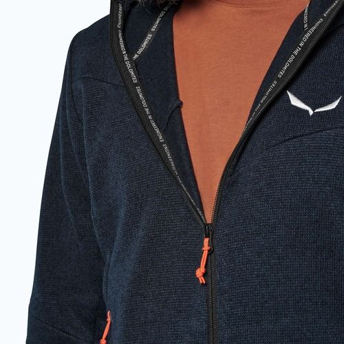 Men's trekking sweatshirt Salewa Puez Rocca Polarlite Hood navy blazer