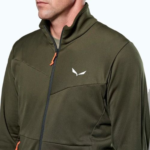 Men's trekking sweatshirt Salewa Puez Cammio PL dark olive