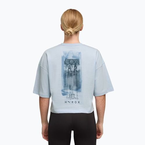 Women's Training T-Shirt PUMA x HYROX Cropped Lifestyle Tee gray
