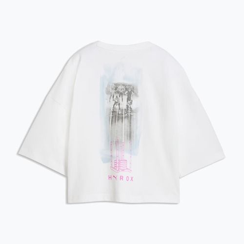 Women's training T-shirt PUMA Hyrox Cropped Lifestyle Tee white