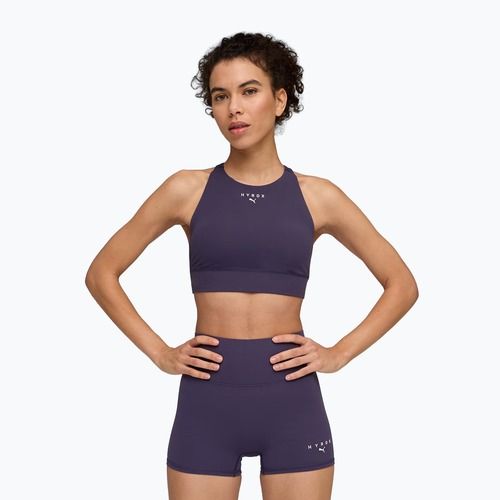 Training bra PUMA Hyrox Shapeluxe High Neck purple