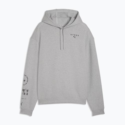 Men's training sweatshirt PUMA x HYROX Cloudspun Hoodie gray