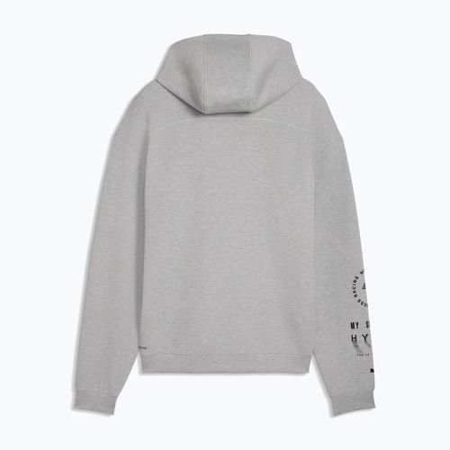 Men's training sweatshirt PUMA Hyrox Cloudspun Hoodie gray
