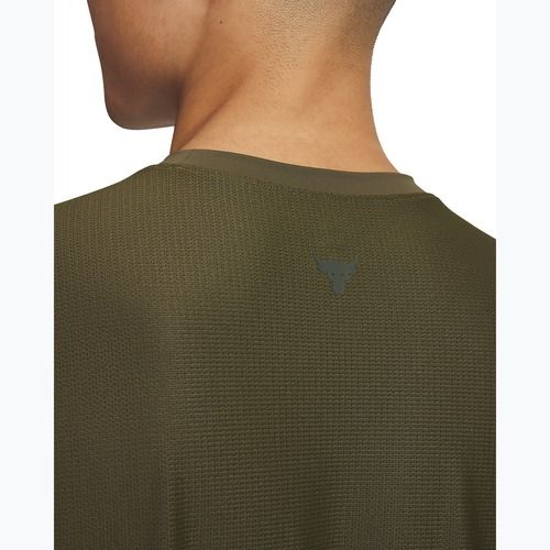 Men's training T-shirt Under Armour Project Rock Iso Chill expedition green/baroque green