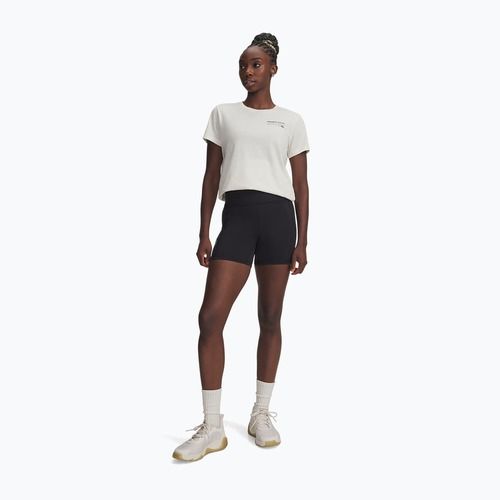 Women's training T-shirt Under Armour Project Rock Graphic 2 stone/black