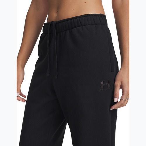 Women's training trousers Under Armour Icon Vida Fleece Jogger black/black