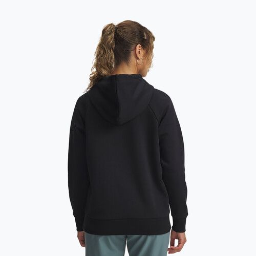Women's sweatshirt Under Armour Rival Feelce Shimmer Hoody black/iridescent