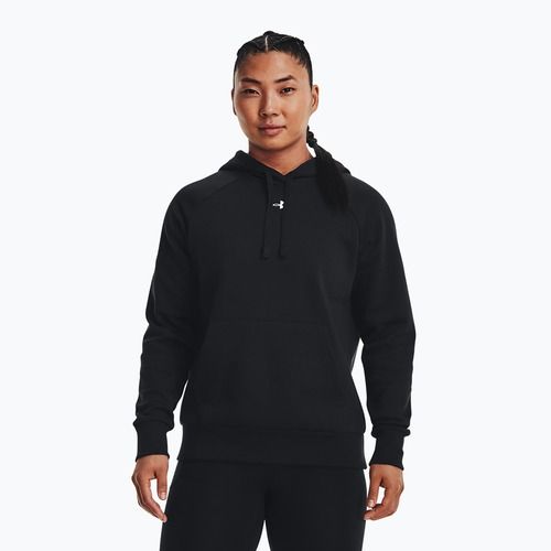 Women's sweatshirt Under Armour Rival Fleece Hoodie black/white
