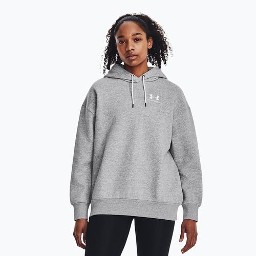 Women's sweatshirt Under Armour Icon Fleece Hoodie mod gray light heather/white