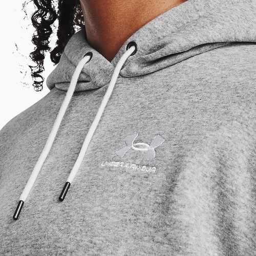 Women's sweatshirt Under Armour Icon Fleece Hoodie mod gray light heather/white