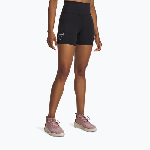 Women's training shorts Under Armour Project Rock Middie black/anthracite