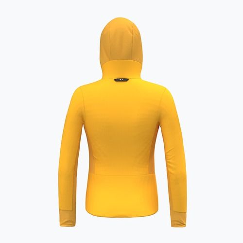 Women's trekking sweatshirt Salewa Agner PL Hooded gold