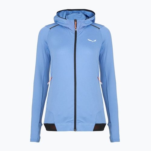 Women's trekking sweatshirt Salewa Pedroc PL Hooded morning blue