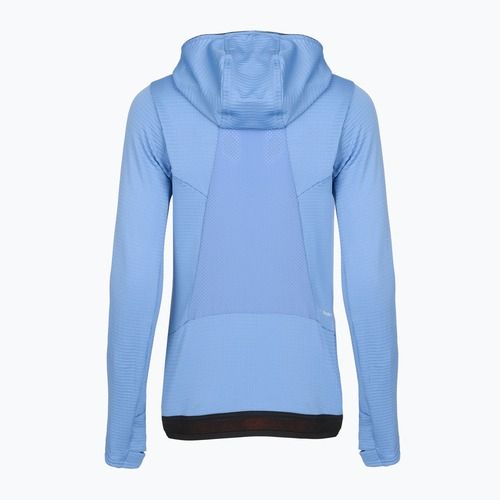 Women's trekking sweatshirt Salewa Pedroc PL Hooded morning blue