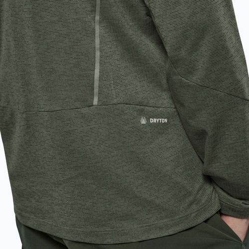 Men's longsleeve Salewa Pedroc Dry Wind Half Zip Tee faded green