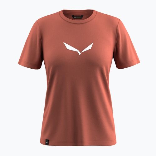 Women's T-shirt Salewa Solid Dry etruscan red