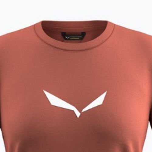 Women's T-shirt Salewa Solid Dry etruscan red