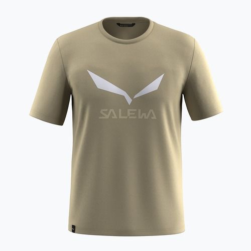 Men's T-shirt Salewa Solidlogo Dry quicksand