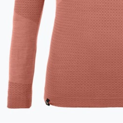 Children's thermal longsleeve Salewa Zebru Med Warm AMR etruscan red