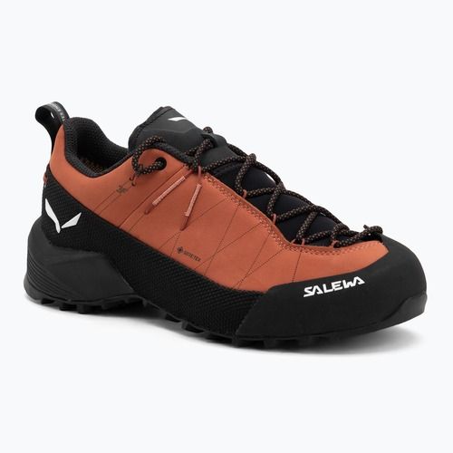 Women's approach shoes Salewa Wildfire Leather 2 GTX etruscan red/black