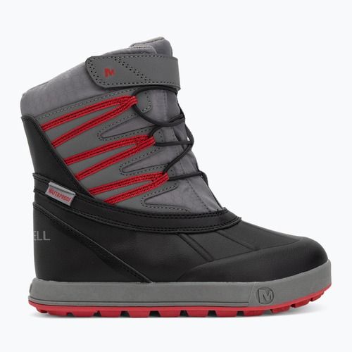 Children's snow boots Merrell Snow Bank 5.0 WP black/red