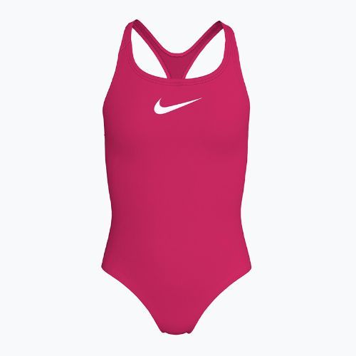 Children's one-piece swimsuit Nike Essential Racerback rush pink