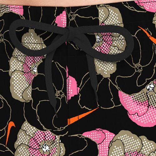Men's swim shorts Nike Multi Poppy Print 5" Volley black