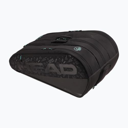 Tennis bag HEAD Tour Racquet Bag XL Neon 2025 75 l black/blue