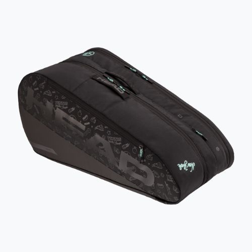Tennis bag HEAD Tour Racquet Bag L Neon 2025 65 l black/blue