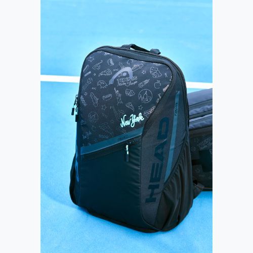 Tennis backpack HEAD Tour 25L Neon 2025 25 l black/blue