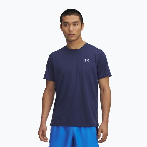 Men's running top Under Armour UA Launch washed navy/reflective