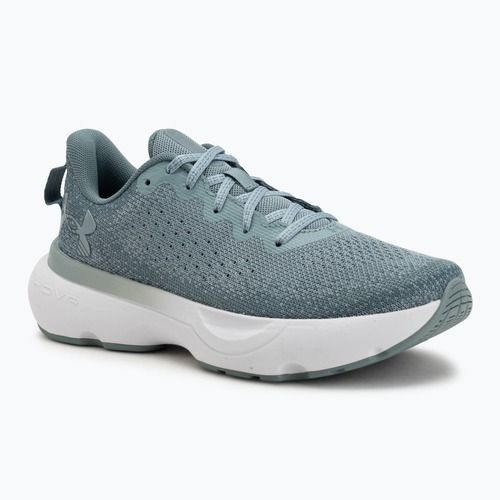 Women's running shoes Under Armour Infinite serpentine/jasper blue/serpentine