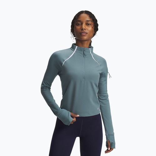 Women's running sweatshirt Under Armour Pro Half Zip jasper blue/reflective