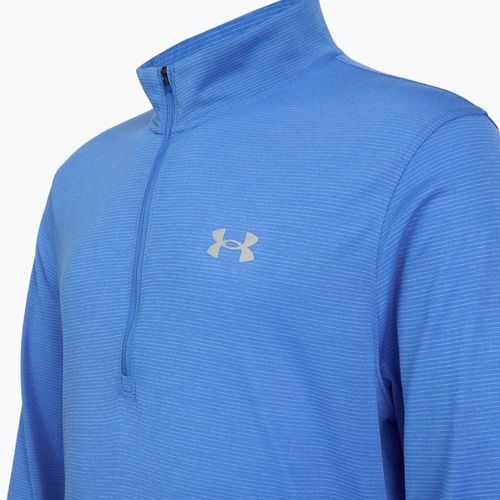 Men's running sweatshirt Under Armour Launch 1/4 Zip blue atlantis/reflective