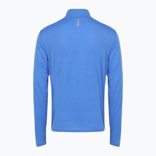 Men's running sweatshirt Under Armour Launch 1/4 Zip blue atlantis/reflective