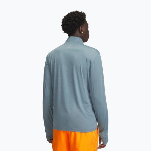 Men's running sweatshirt Under Armour Launch 1/4 Zip jasper blue/reflective