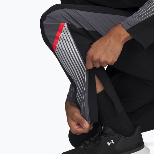 Men's running trousers Under Armour Velociti Storm black/castlerock/reflective