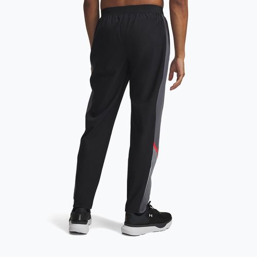 Men's running trousers Under Armour Velociti Storm black/castlerock/reflective