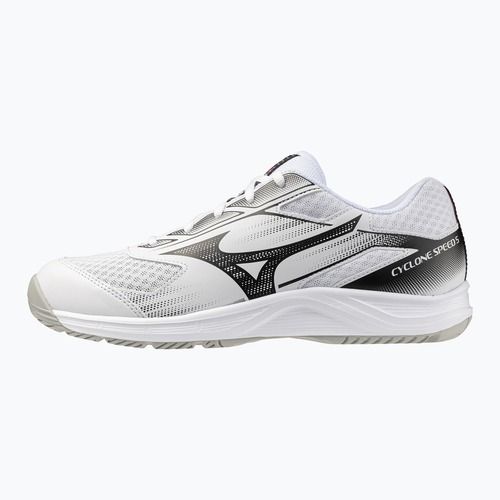 Volleyball shoes Mizuno Cyclone Speed 5 white/black/fiery red