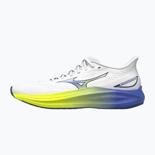 Men's running shoes Mizuno Fortrush white/estate blue/lightning yellow