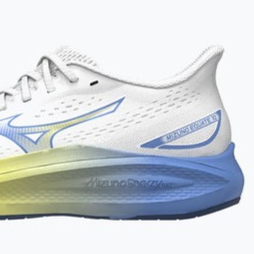 Women's running shoes Mizuno Fortrush white/ultramarine/fortune yellow